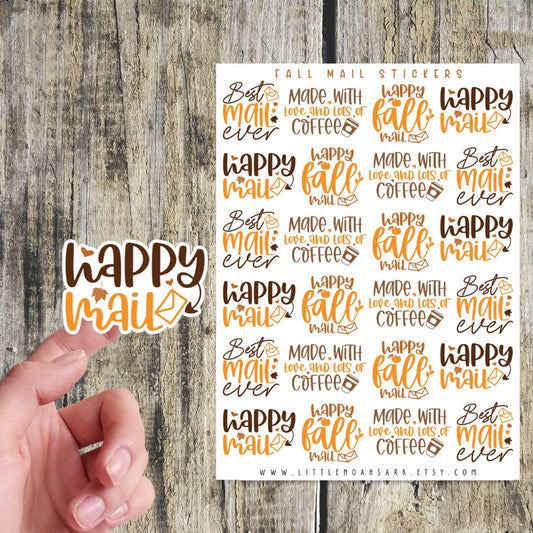 Fall Mail Stickers