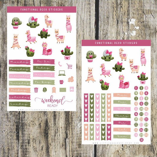 Functional Deco Planner Stickers