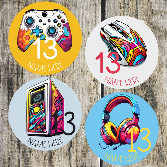 Personalised Birthday Stickers