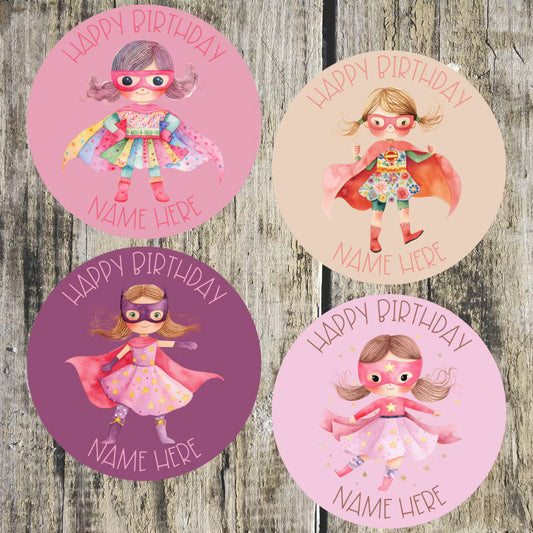 Personalised Birthday Stickers