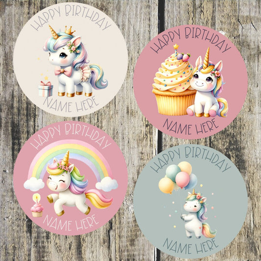 Personalised Birthday Stickers