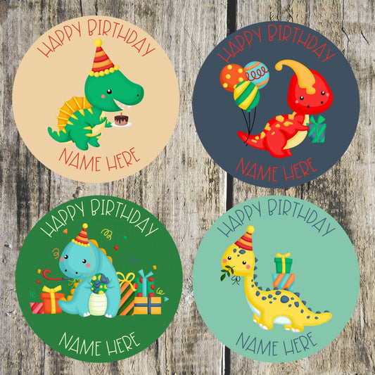 Personalised Birthday Stickers
