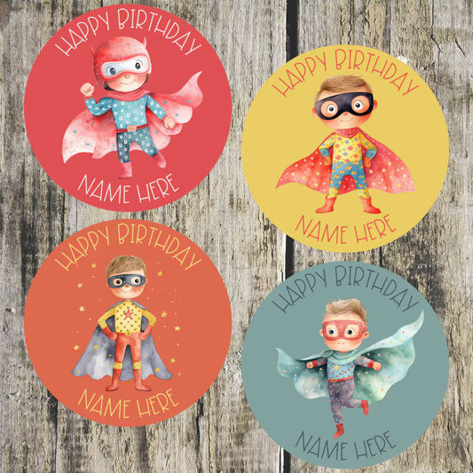 Personalised Birthday Stickers