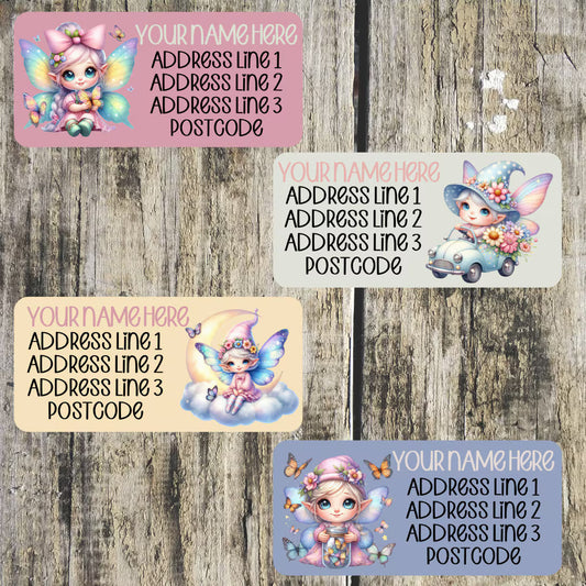Butterfly Fairy Longer Address Labels