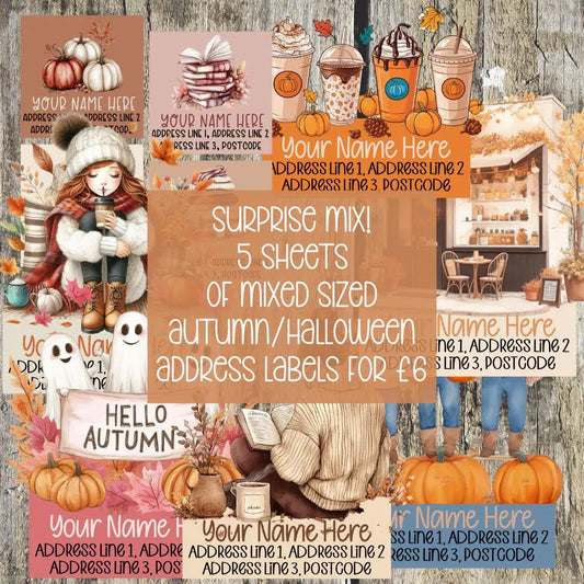 5 Sheet autumn/Halloween bundle