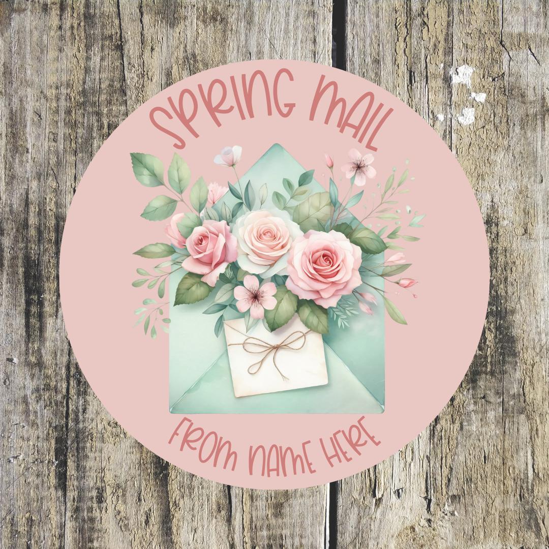 Spring Mail Stickers