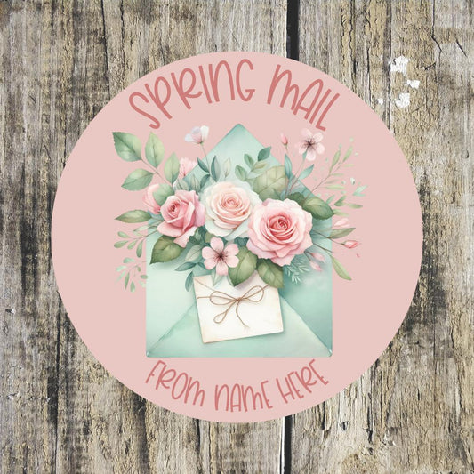 Spring Mail Stickers