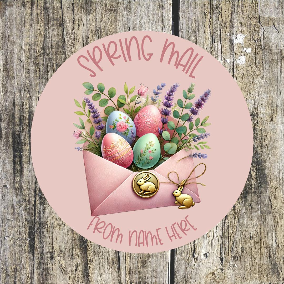 Spring Mail Stickers