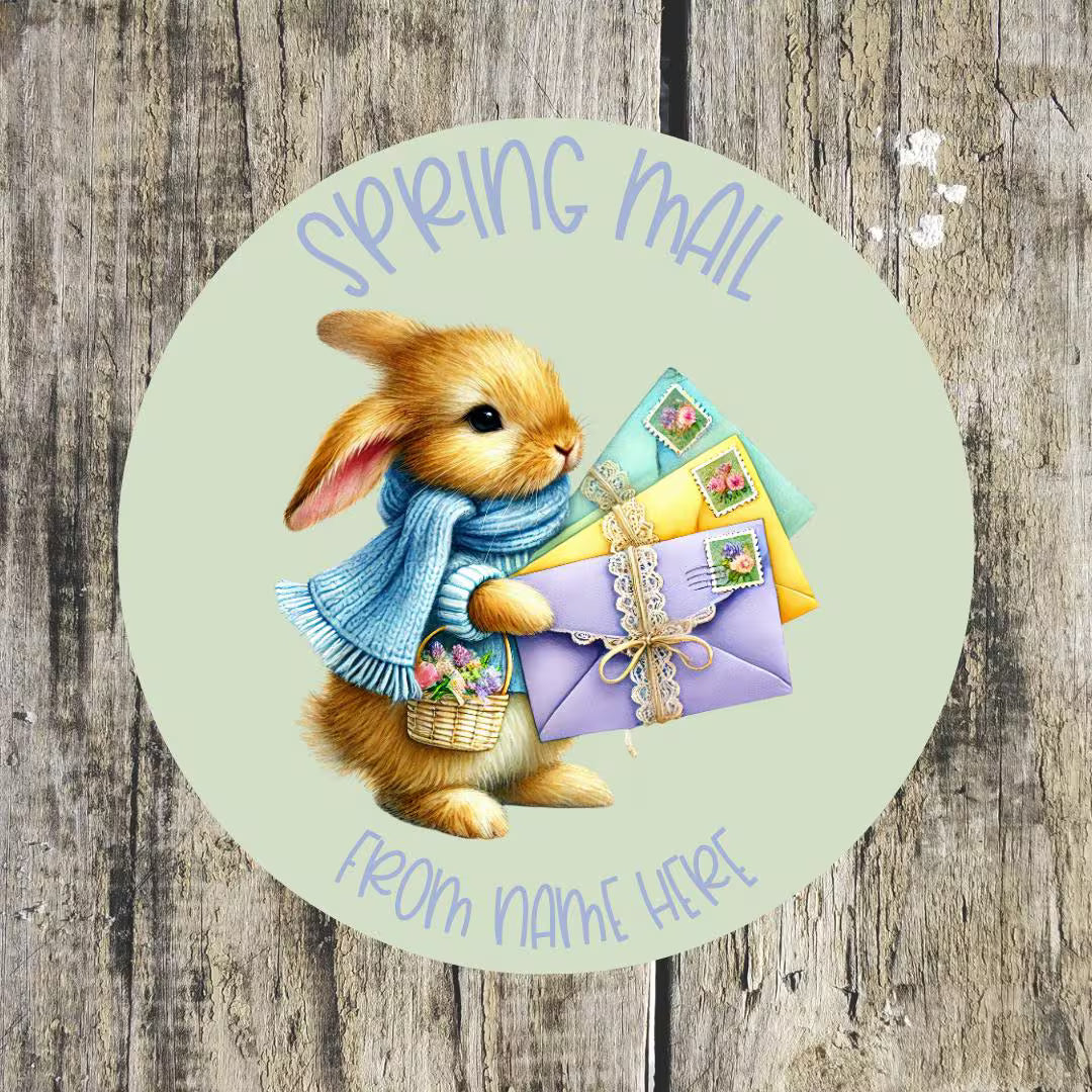 Spring Mail Stickers