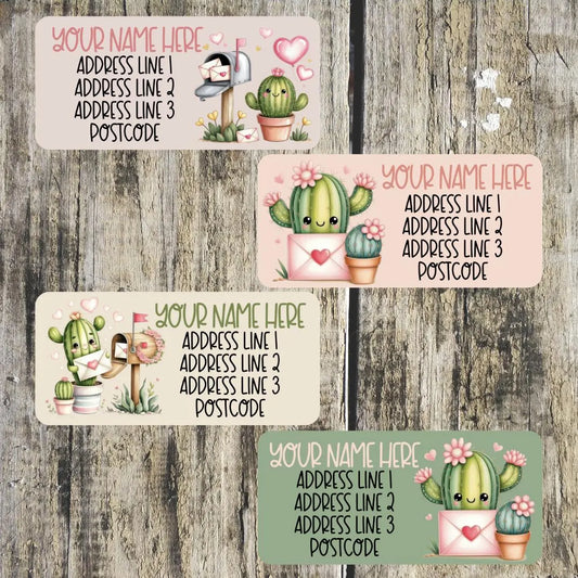 Cactus Mail Longer Address Labels