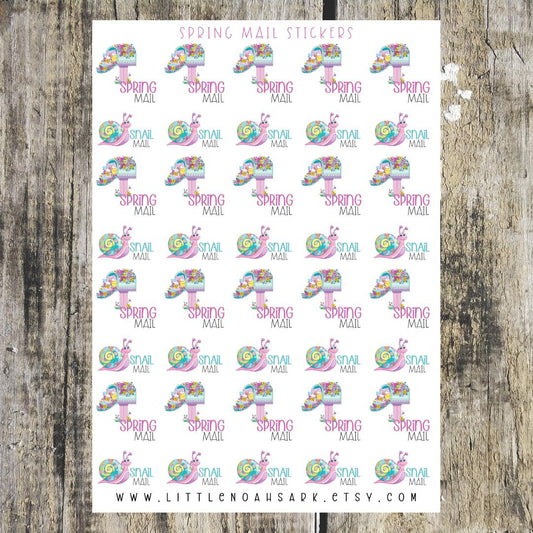 Spring Mail Stickers
