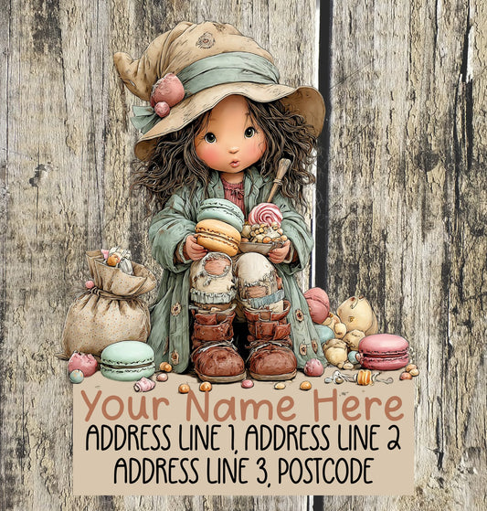 Pastel Witchy Address Labels