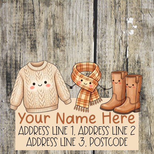 Autumn Comforts Address Labels