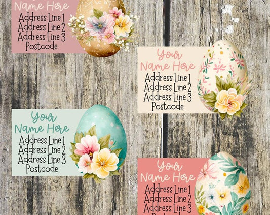 Easter Egg Mini Address Labels