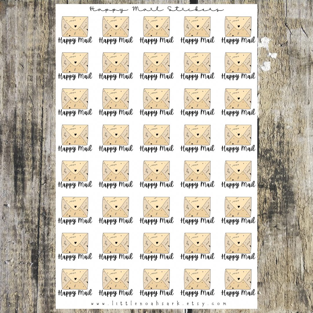 Mini Happy Mail Stickers