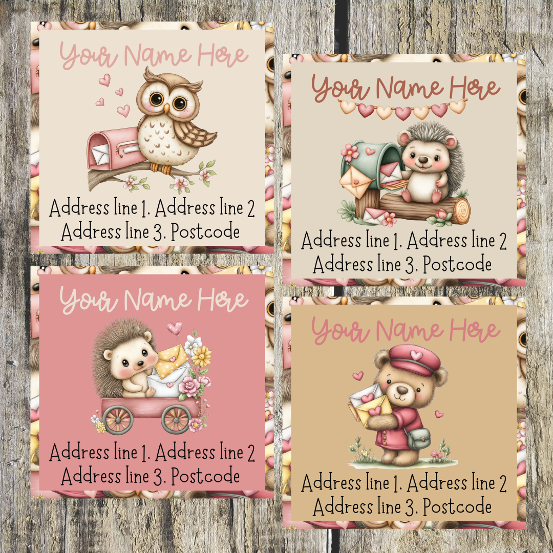 Woodland Mail Address Labels
