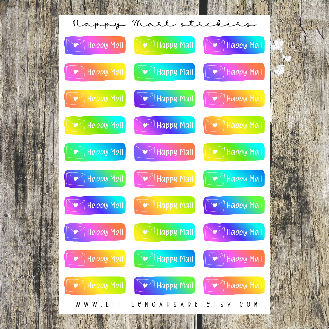 Happy Mail Stickers