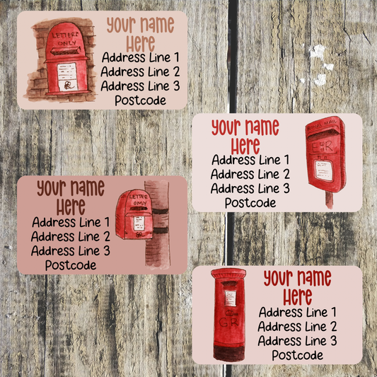 Mini postbox Address Labels