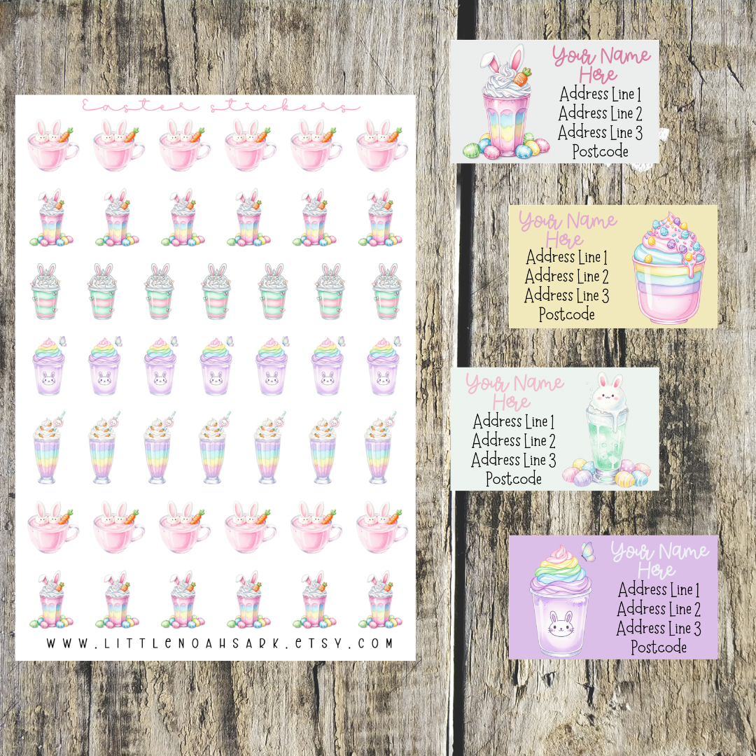 Easter Drink address labels & stickers