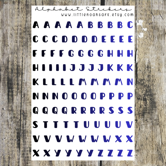 Alphabet Stickers