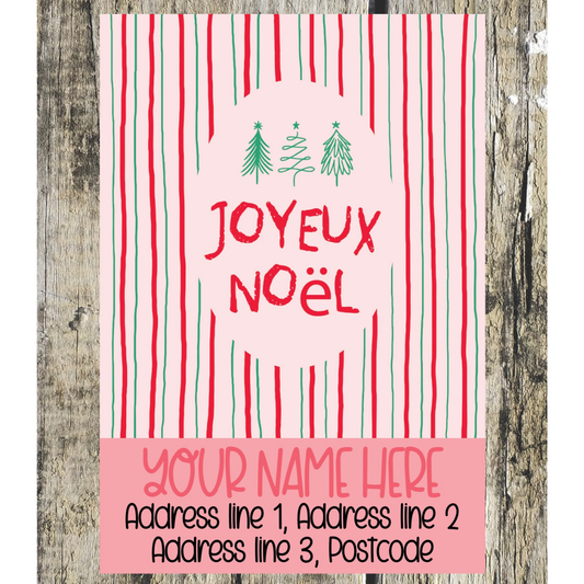Christmas Quote Address Labels