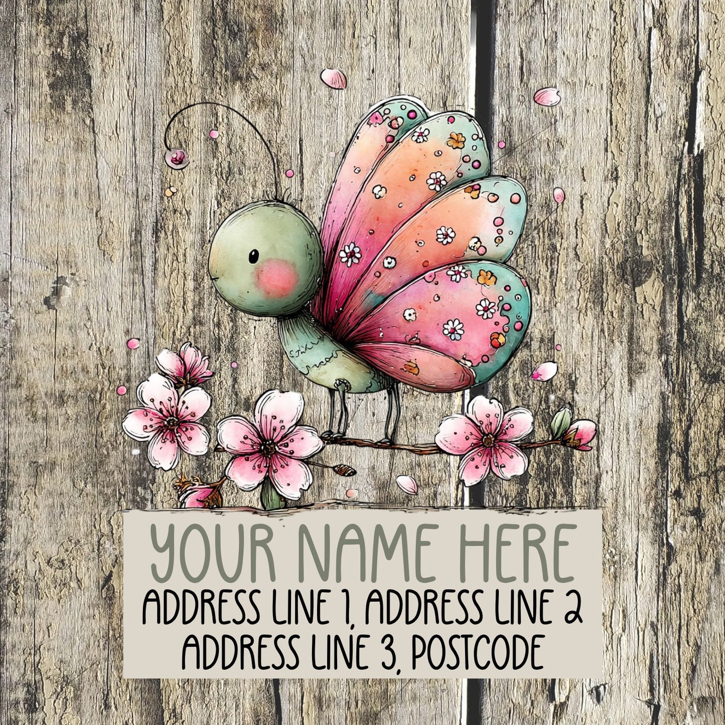 Butterfly Address Labels