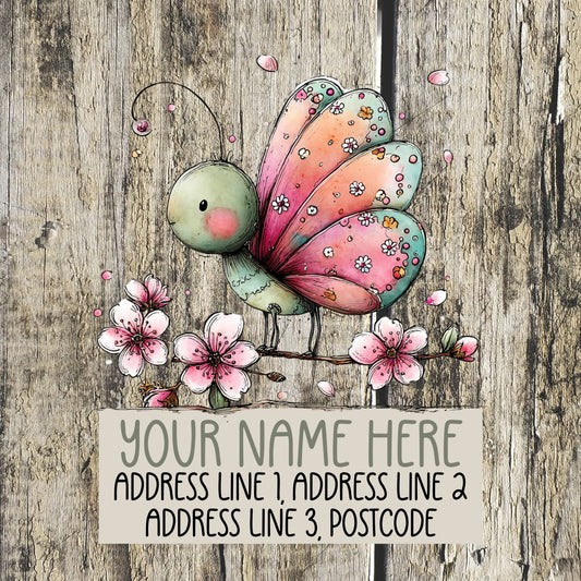 Butterfly Address Labels