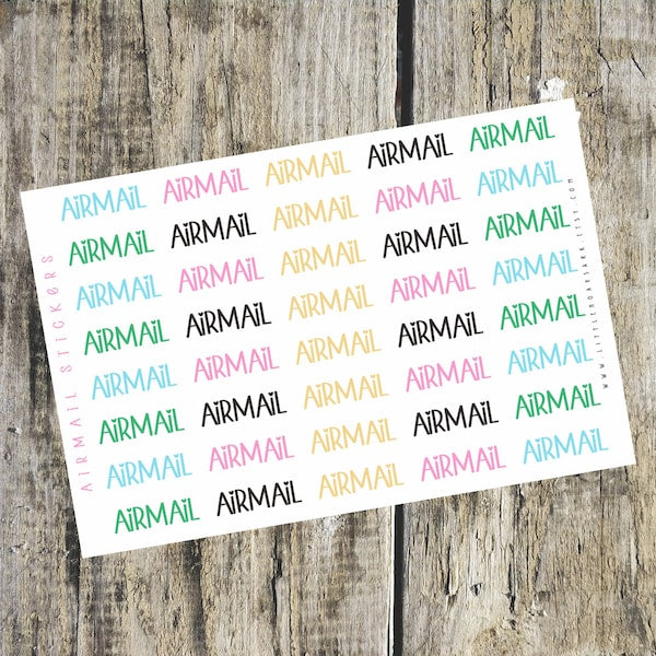 Airmail Stickers