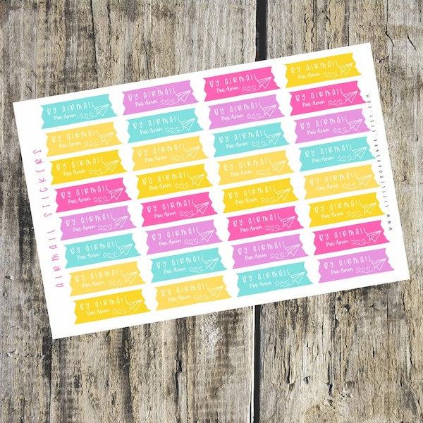 Airmail Stickers