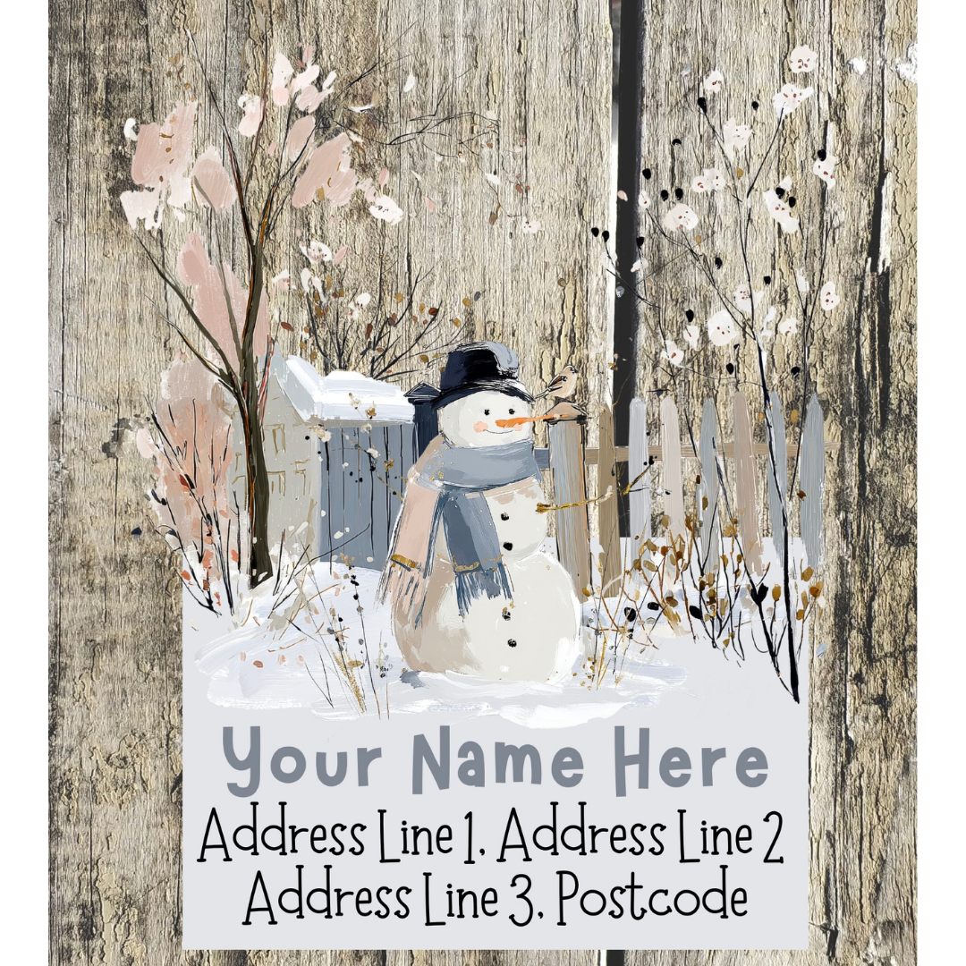 Winter Scene Address Labels