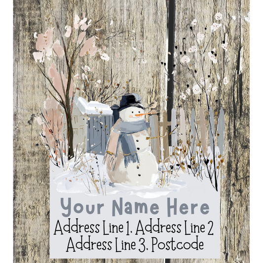 Winter Scene Address Labels