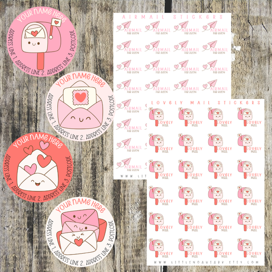 Valentine's mini label bundle