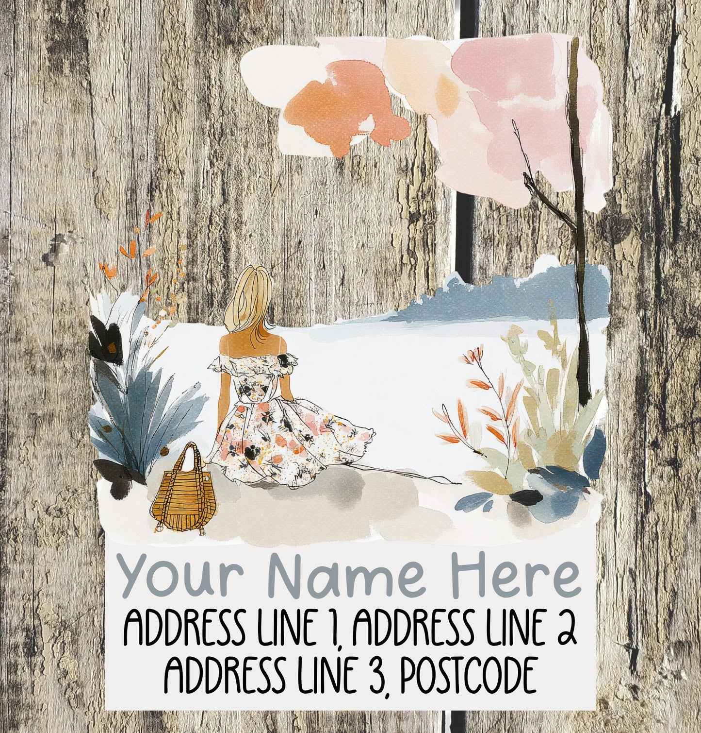 Autumn Scenic Address Labels