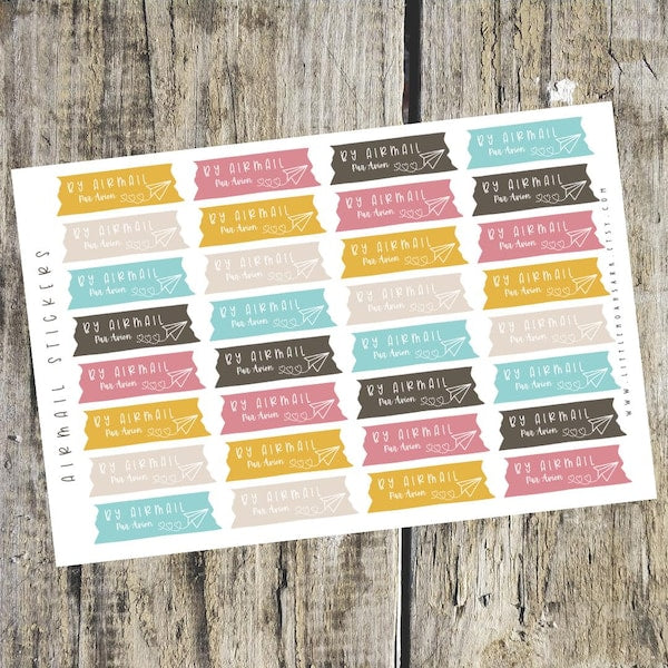Airmail Stickers