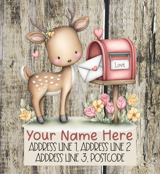 Forest Animal Mail Address Labels