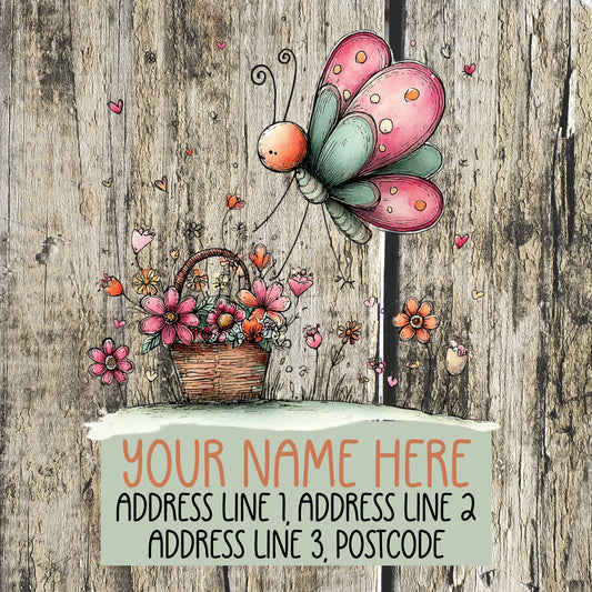 Butterfly Address Labels