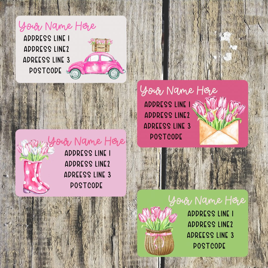 Spring Mini Address Labels