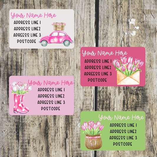 Spring Mini Address Labels