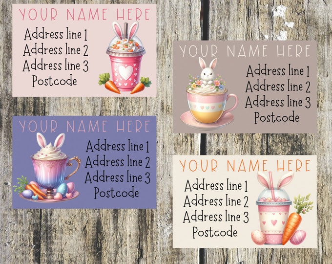 Easter Drink Mini Address Labels