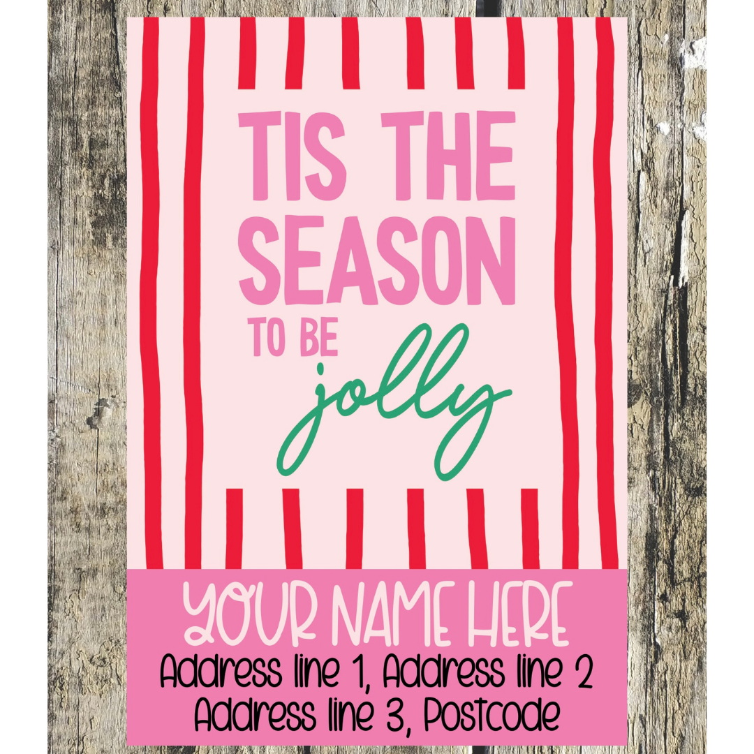 Christmas Quote Address Labels