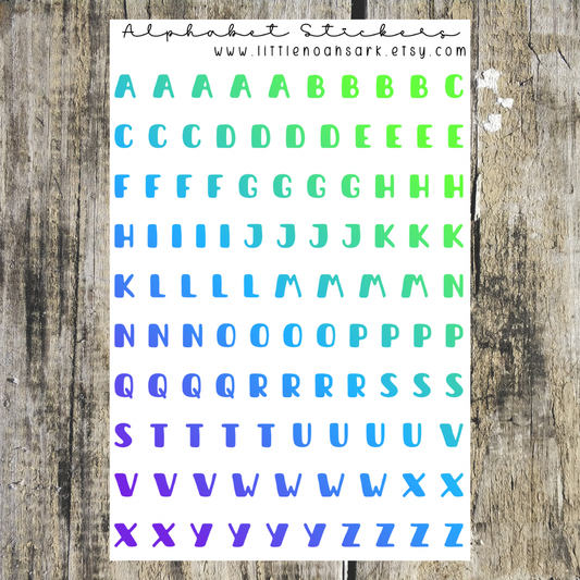 Alphabet Stickers