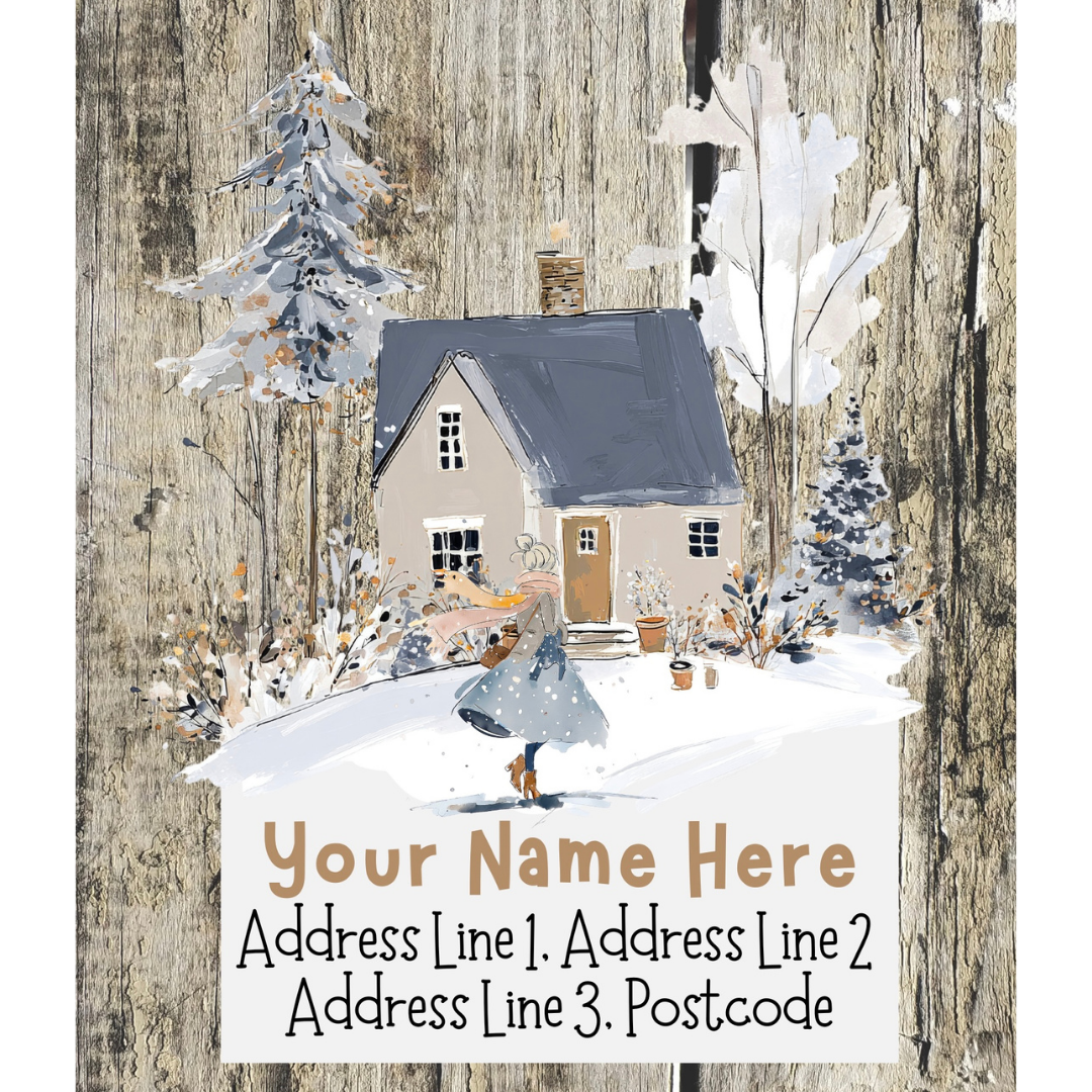 Winter Scene Address Labels