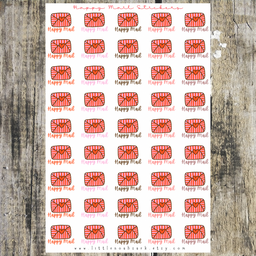 Mini Happy Mail Stickers