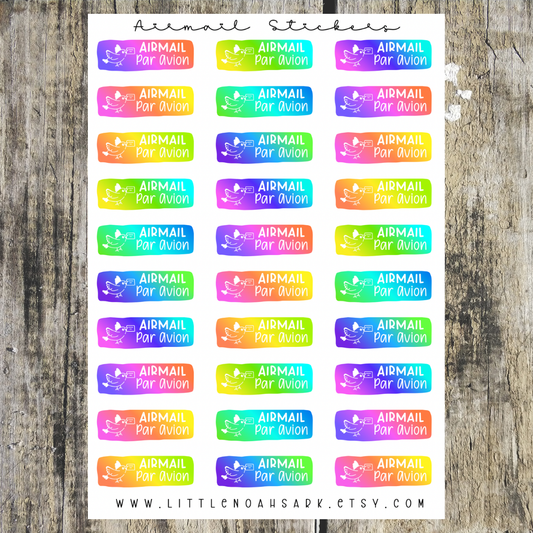 Airmail Stickers