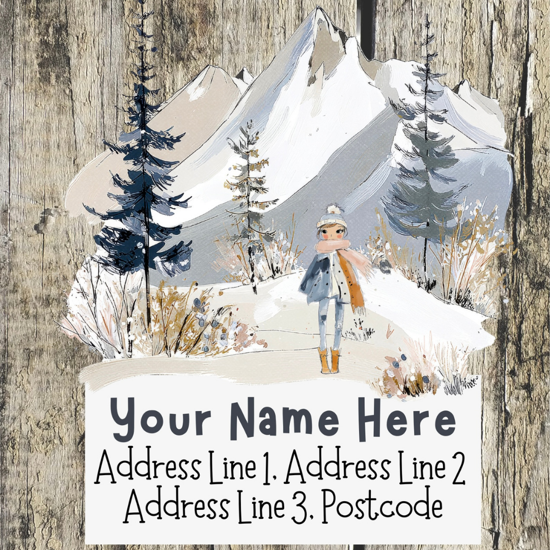 Winter Scene Address Labels