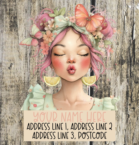 Kawaii Summer Fruit Address Labels