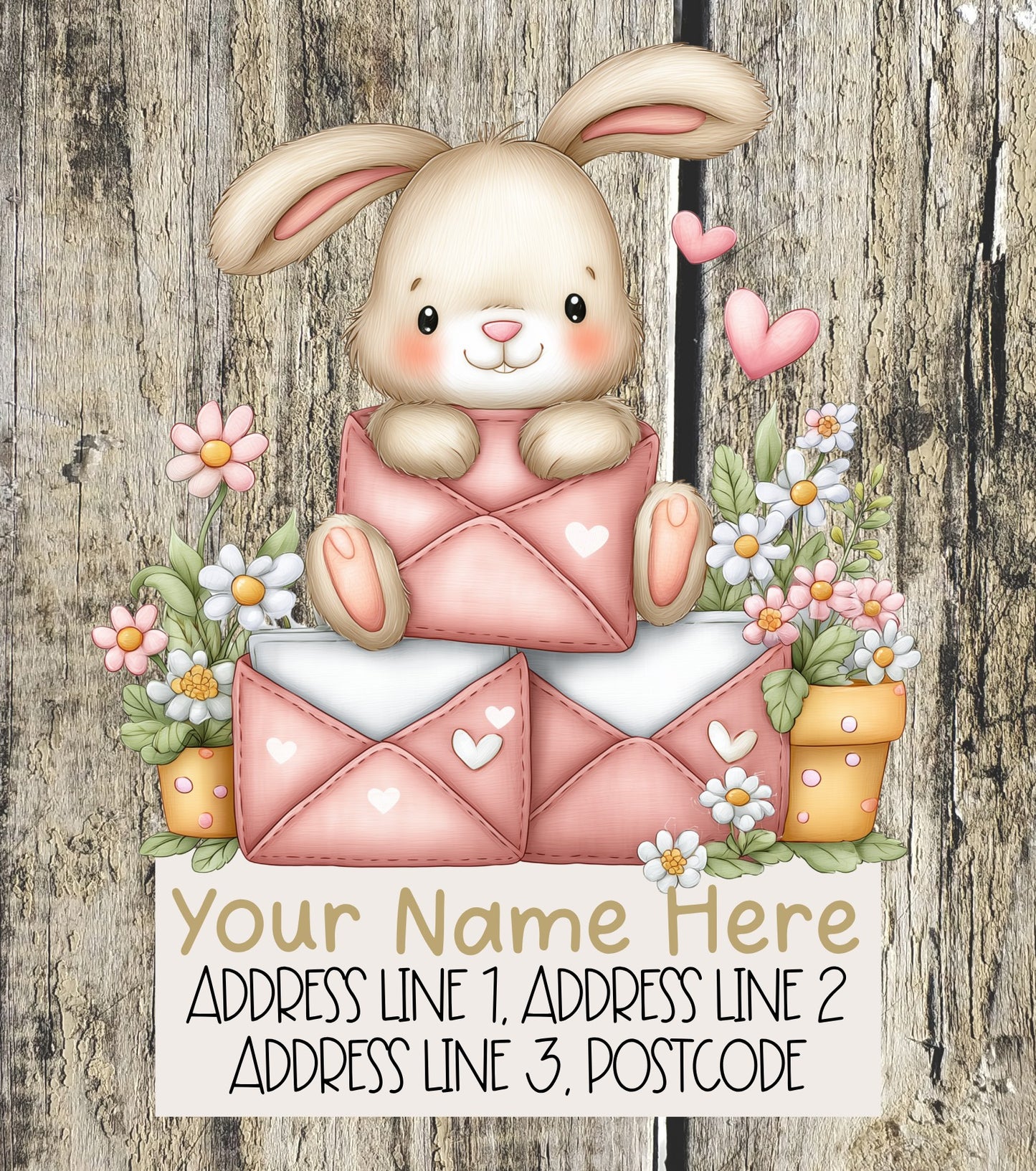 Forest Animal Mail Address Labels