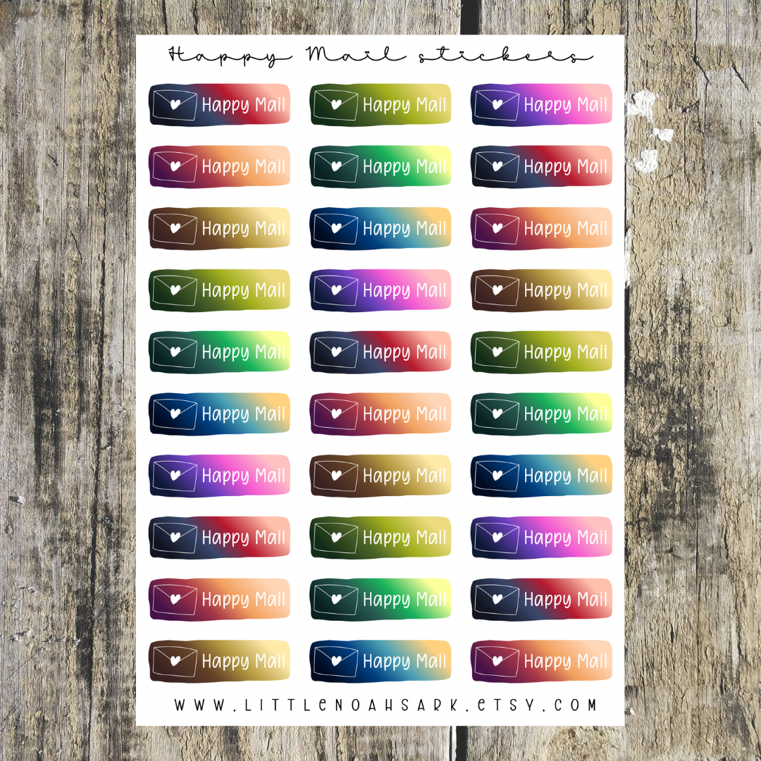Happy Mail Stickers