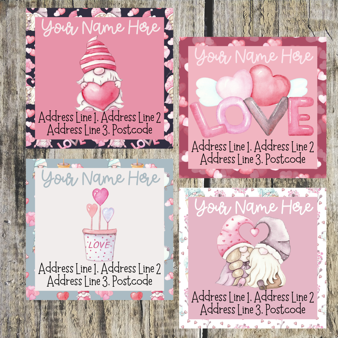 Valentines Gonk Address Labels