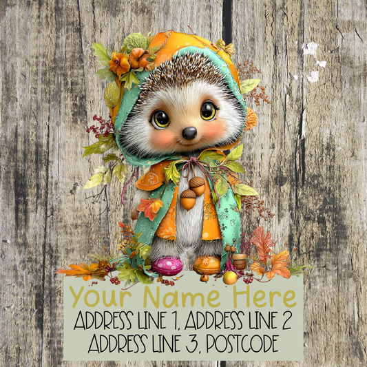 Whimsical Autumn Address Labels